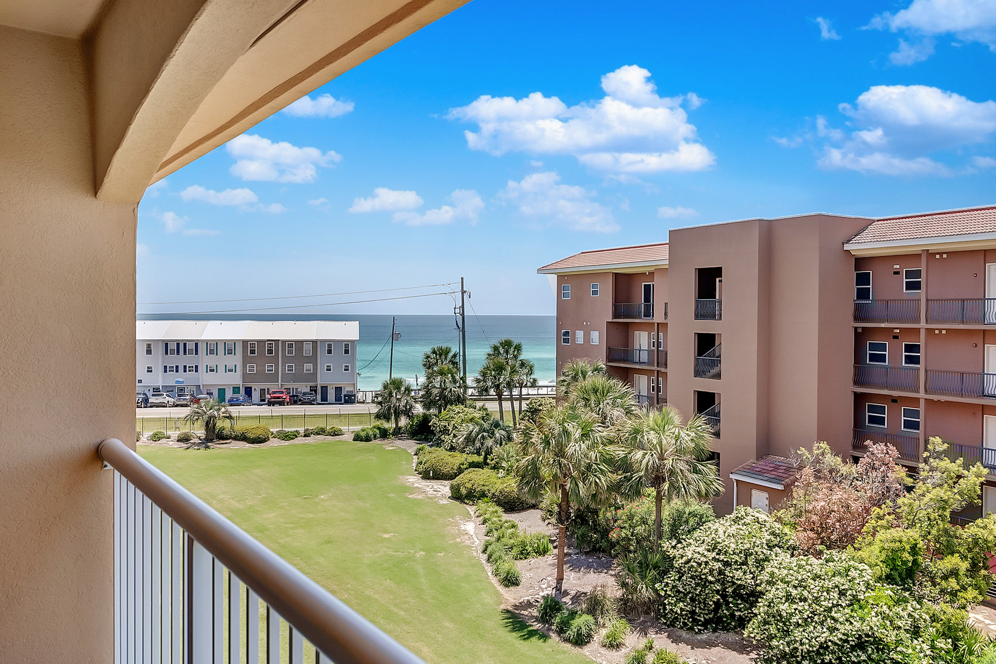 Deck view of ocean